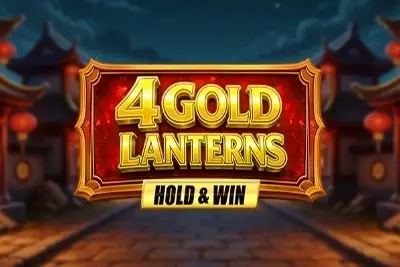 4 Gold Lanterns Hold and Win